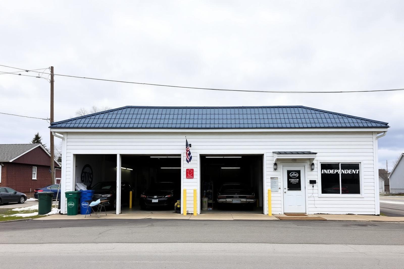 North End Automotive shop exterior